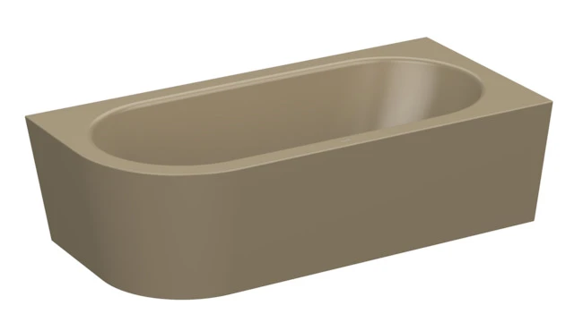 Bette BetteSilhouette Badewanne 2-Sitzer, Eck, Hazel, 1950x950x420 mm, Randhöhe 575 mm