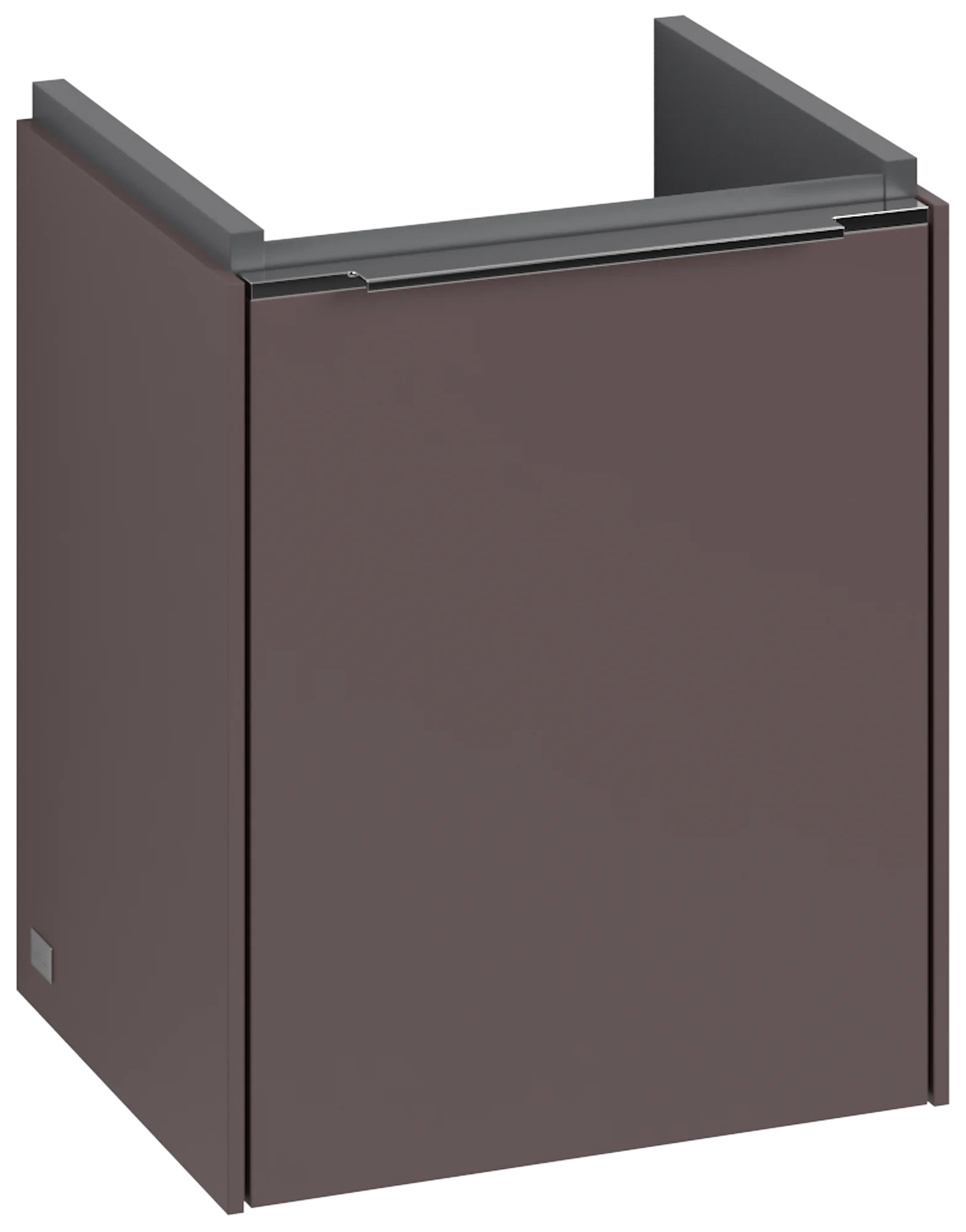 Villeroy & Boch Waschbeckenunterschrank Subway 3.0 C58300, Eckig Dark Berry, 429x293x351 mm, 1 Tür, SoftClosing, Wandmontage Villeroy & Boch Waschbeckenunterschrank Subway 3.0 C58300, Eckig Dark Berry, 429x293x351 mm, 1 Tür, SoftClosing, Wandmontage