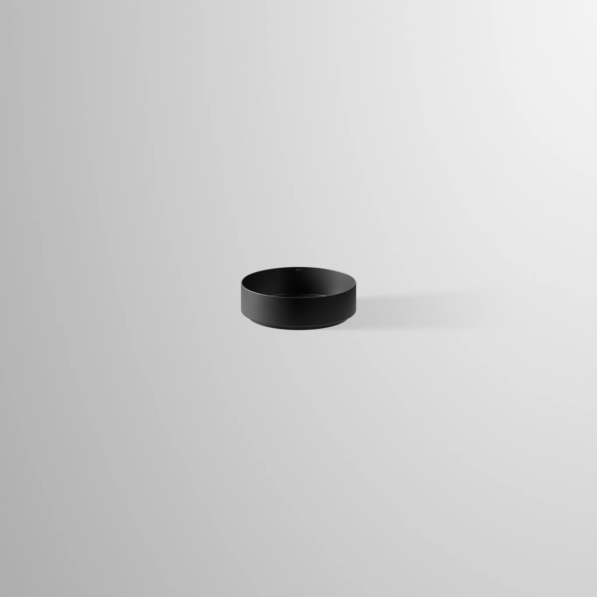 Waschbecken „Arkta“ 400 × 116 mm in Mattschwarz