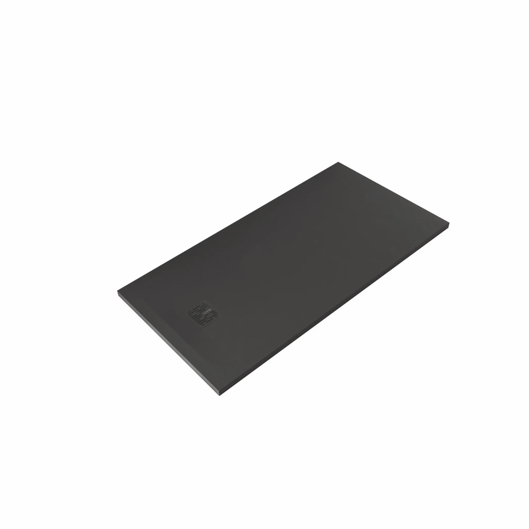 Kludi-TERRA Duschwanne 70 x 140 cm H3, mattschwarz mit inkl. Abflussabdeckung – Hersteller Kludi