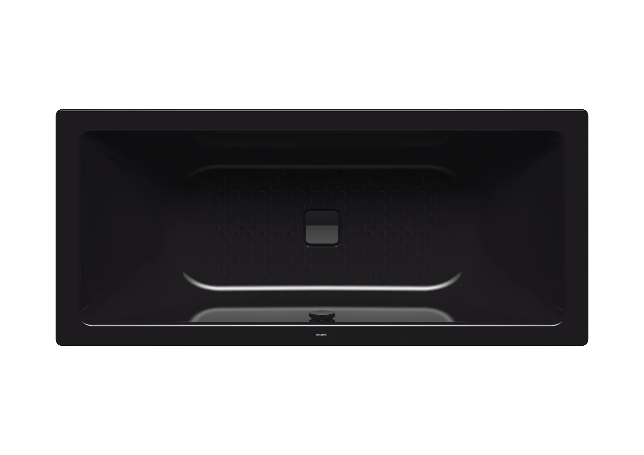 Kaldewei Badewanne „Conoduo“ rechteck 190 × 90 cm, ohne Grifflochbohrungen in schwarz