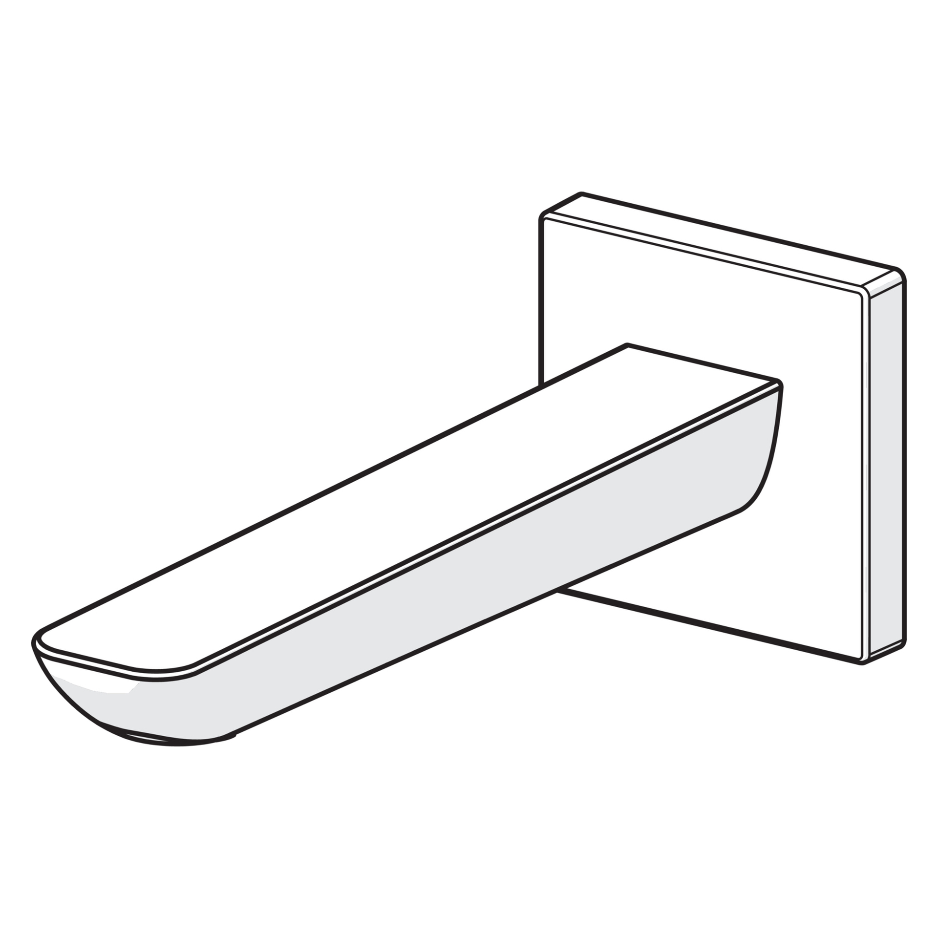 Auslauf für Armaturen „Ligna“ in Chrom Auslauf für Armaturen „Ligna“ in Chrom