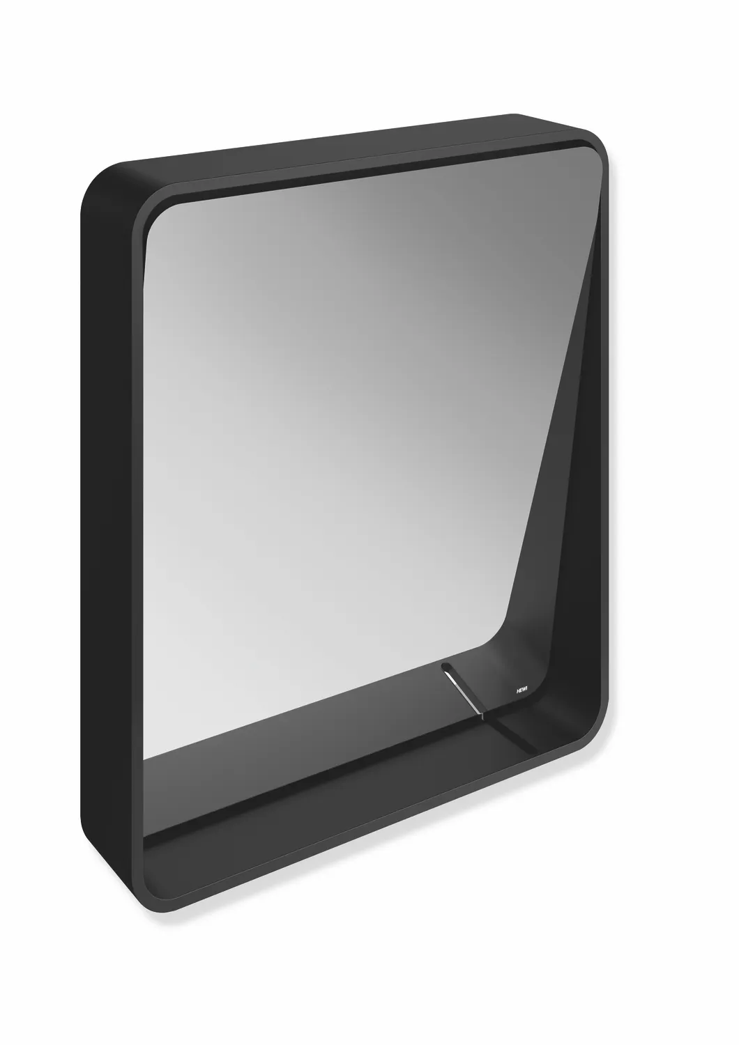HEWI Spiegel „System 800“ in Schwarz tiefmatt HEWI Spiegel „System 800“ in Schwarz tiefmatt