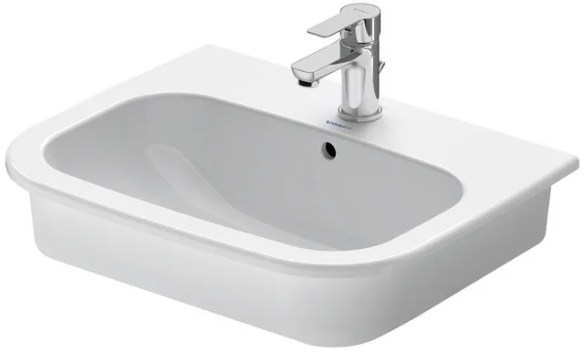 Einbauwaschtisch „D-Code“, Form rechteckig 54,5 × 43,5 cm Einbauwaschtisch „D-Code“, Form rechteckig 54,5 × 43,5 cm