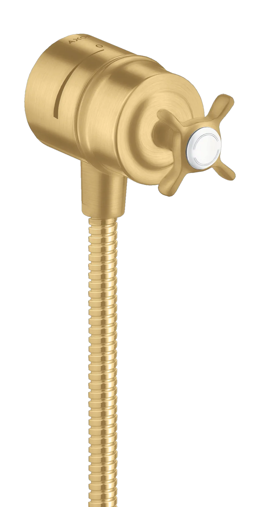 Hansgrohe AXOR Montreux Wandanschluss Stop Brushed Gold Optic, DN15