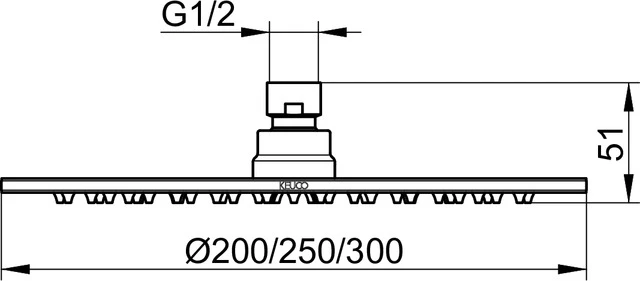 Arm.-Zub. 59986010301 Kopfbrause rund 300 mm Chrom-finish Arm.-Zub. 59986010301 Kopfbrause rund 300 mm Chrom-finish