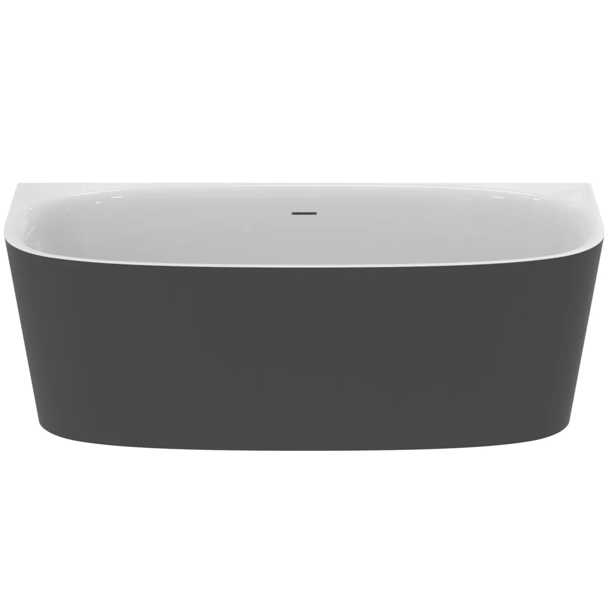 Ideal Standard Badewanne „Dea“ 80 × 180 cm in Schwarz Matt