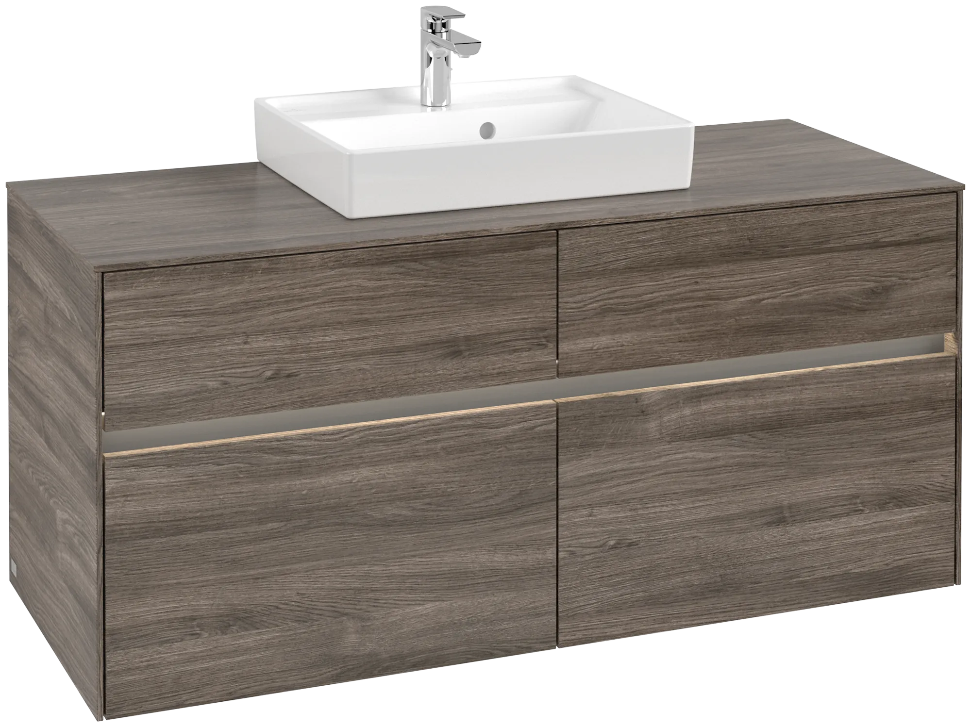 Villeroy & Boch Collaro Waschbeckenunterschrank C070B0, 1200x548x500mm, Stone Oak