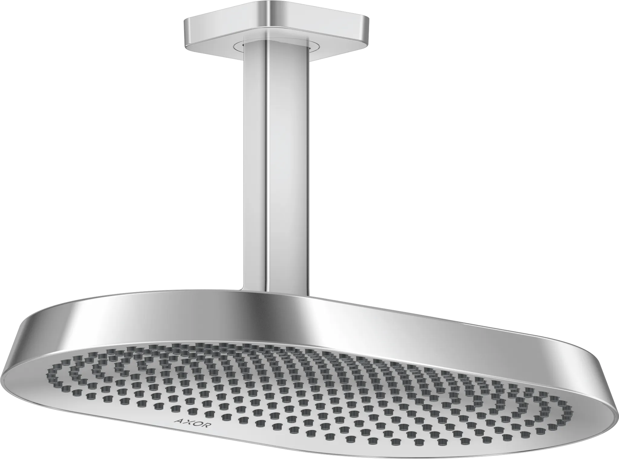 Hansgrohe AXOR ShowerSphere Kopfbrause 370⁄220 2jet EcoSmart mit Deckenanschluss Chrom