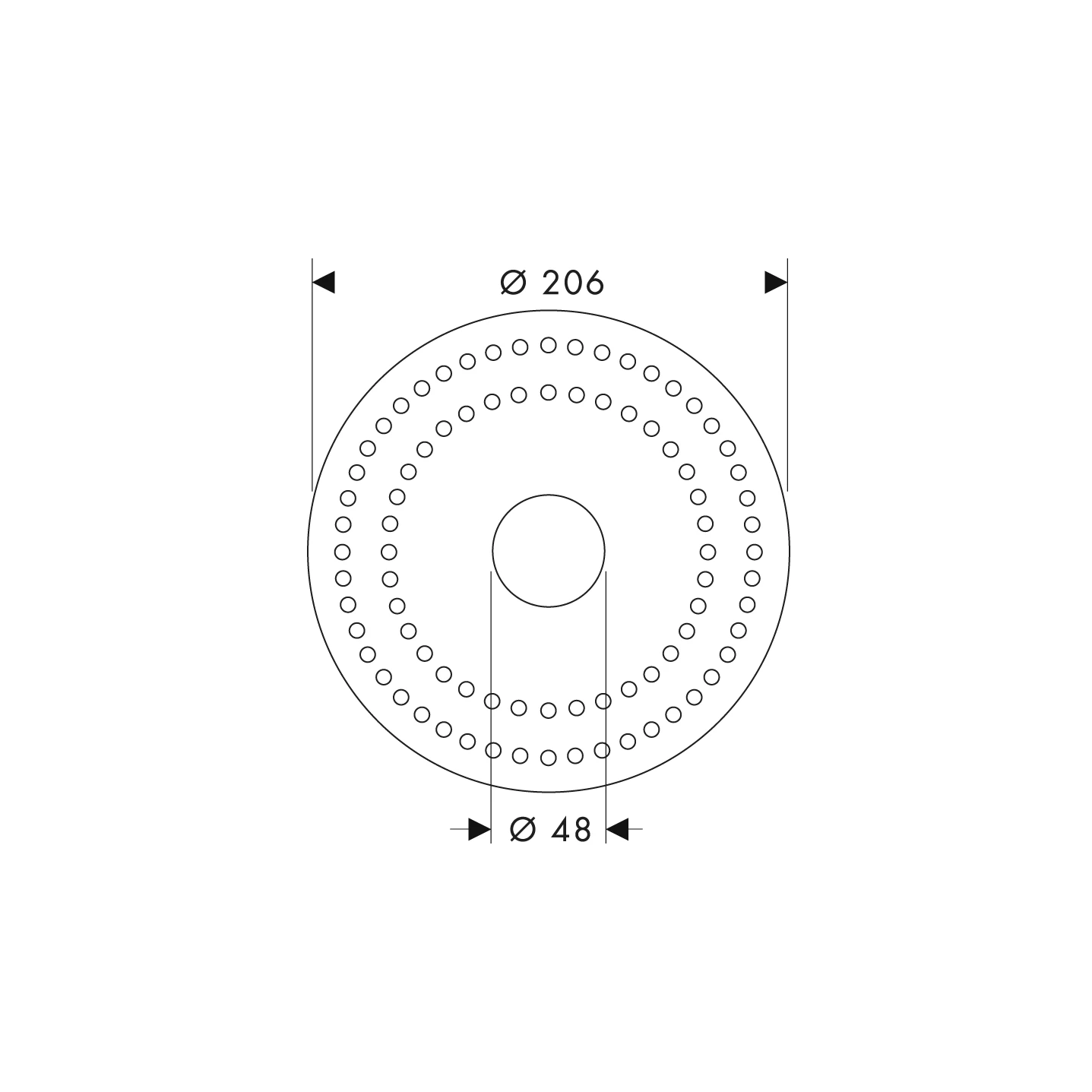 Trockenmanschette Axor Starck für Grundset 10902180 Trockenmanschette Axor Starck für Grundset 10902180