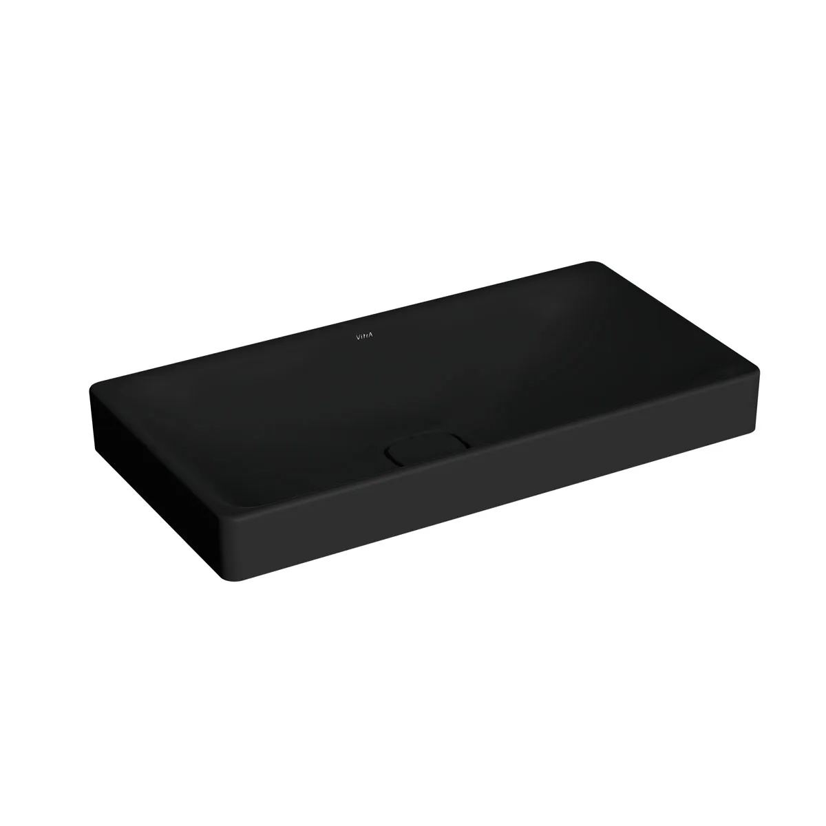 VitrA New Metropole Aufsatzschale freistehend rechteckig 80 x 40 cm ohne Überlaufschlitz Schwarz Matt VitrA New Metropole Aufsatzschale freistehend rechteckig 80 x 40 cm ohne Überlaufschlitz Schwarz Matt