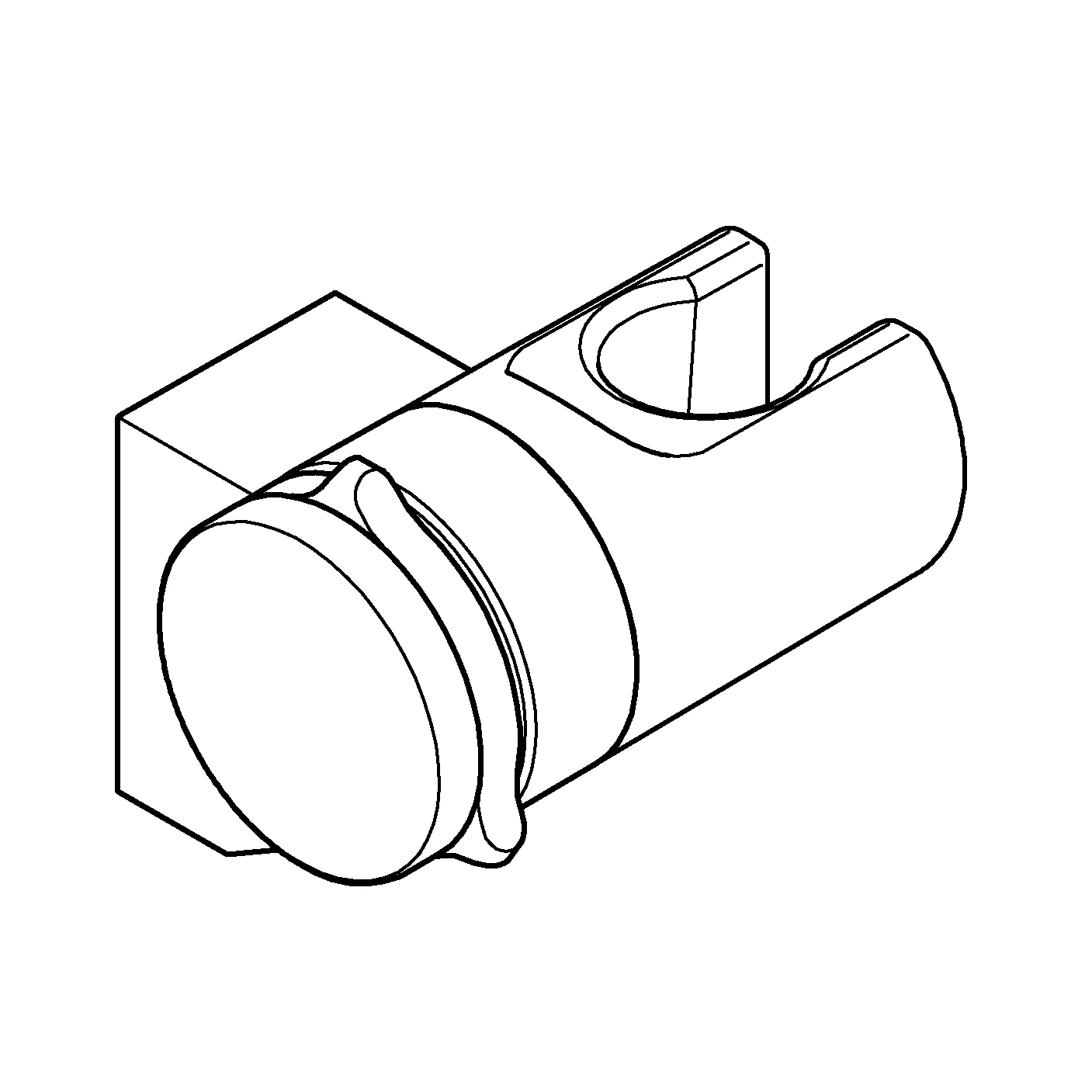 Handbrausehalter Relexa 28623, verstellbar, chrom