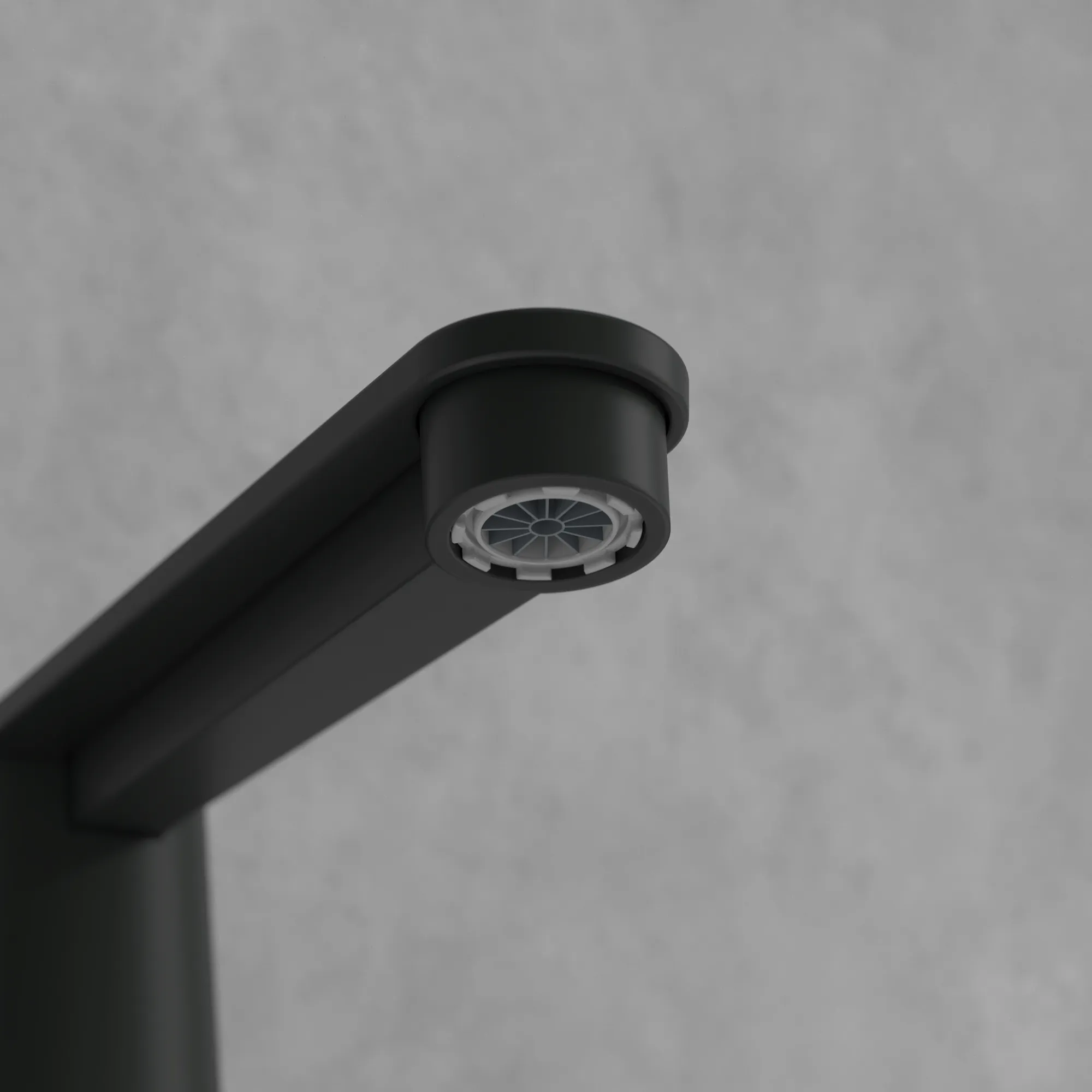 Zweihand-Waschtischarmatur „Conum“ 16,5 cm Ausladung 130 mm in Matt Black Zweihand-Waschtischarmatur „Conum“ 16,5 cm Ausladung 130 mm in Matt Black