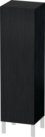 Duravit Halbhochschrank „L-Cube“ 25 × 90,1 × 20 cm Eiche Schwarz