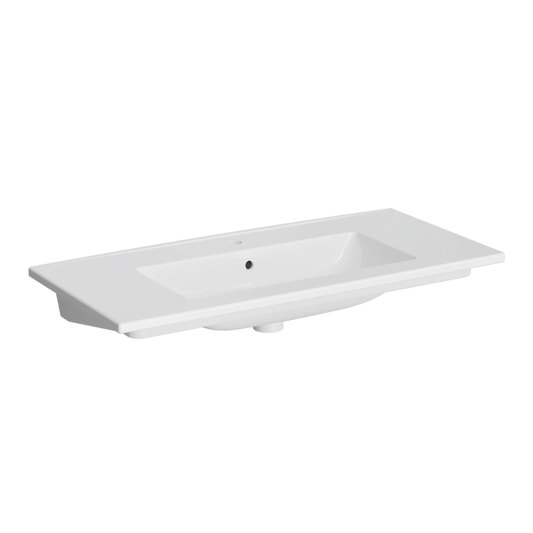 VitrA New S20 Square Möbelwaschtisch, 100 x 46,5 x 17 cm, weiß Hochglanz, Wandmontage, unterbaufähig VitrA New S20 Square Möbelwaschtisch, 100 x 46,5 x 17 cm, weiß Hochglanz, Wandmontage, unterbaufähig