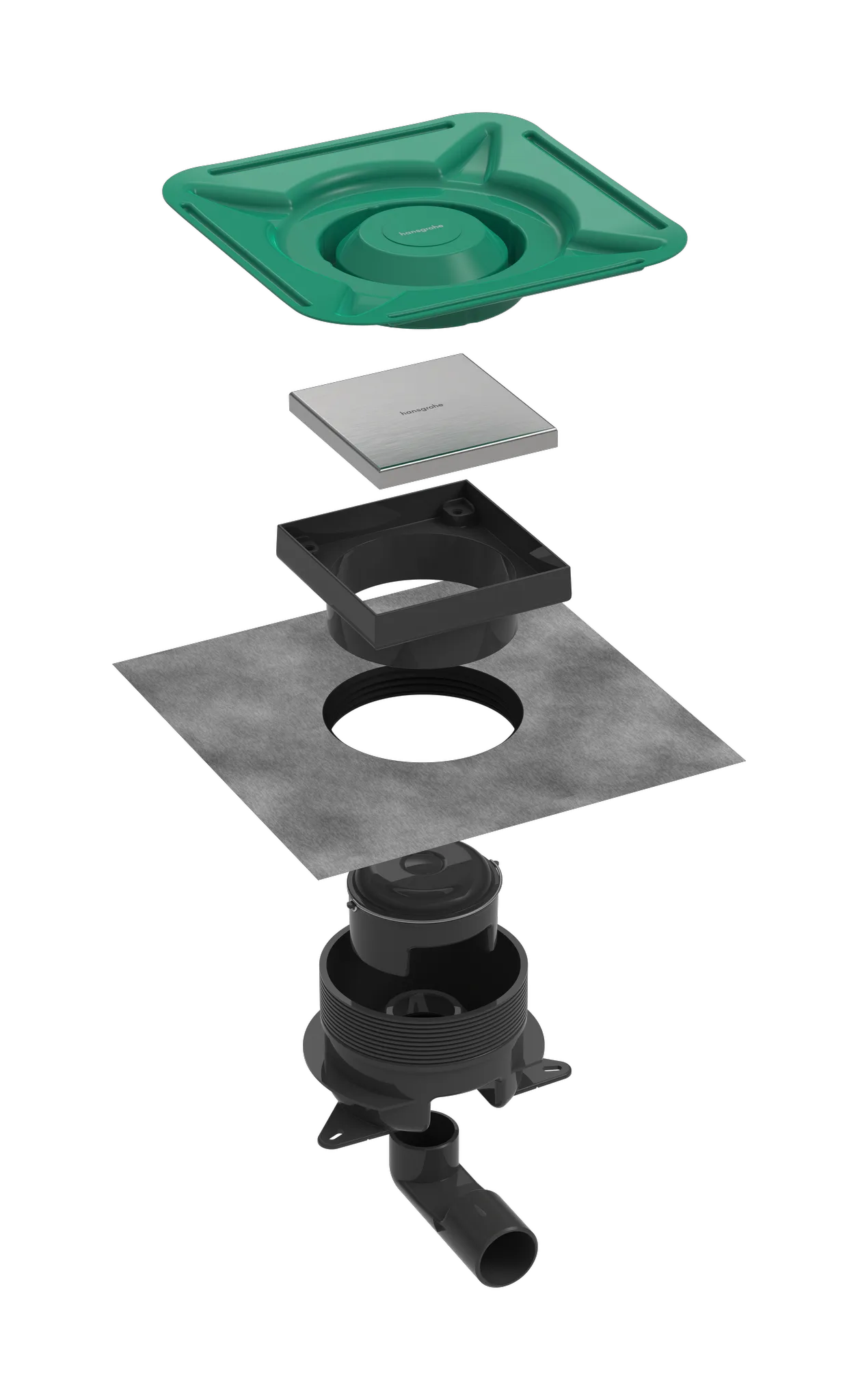 Hansgrohe Duschrinne „RainDrain Spot Plus“ in Edelstahl Hansgrohe Duschrinne „RainDrain Spot Plus“ in Edelstahl