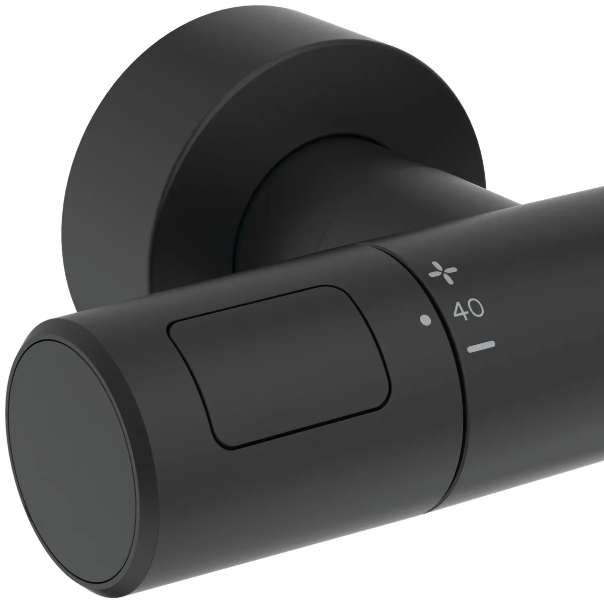 Ideal Standard Ceratherm T25+ Eco Duschsystem mit Brausethermostat Silk Black