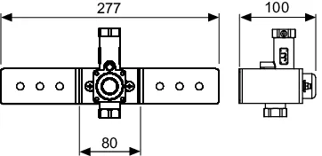 TECEbox Urinalspülergehäuse U 1 mit Haltebügel TECEbox Urinalspülergehäuse U 1 mit Haltebügel