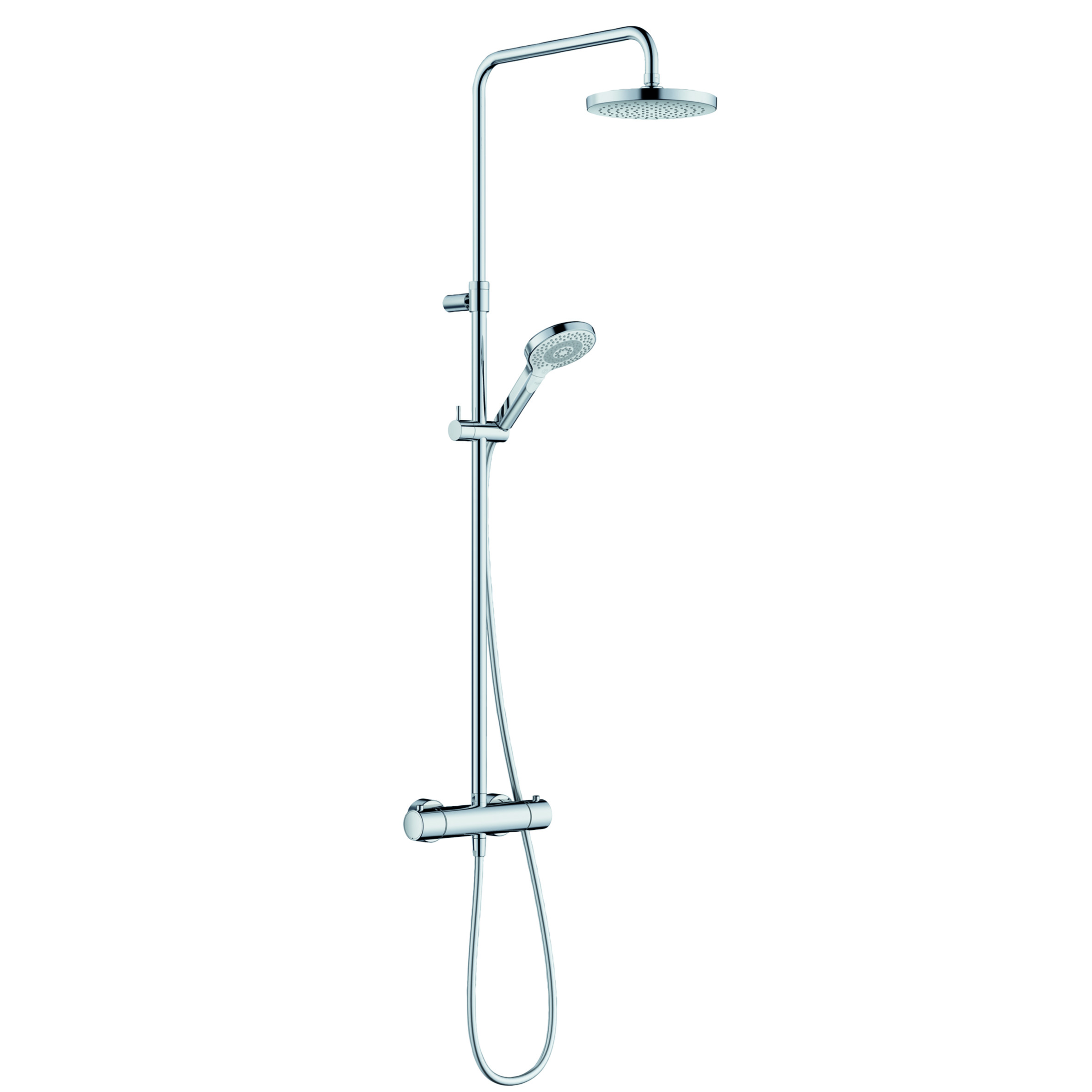 -DIVE Dive X 3S Thermostat Dual Shower System chrom