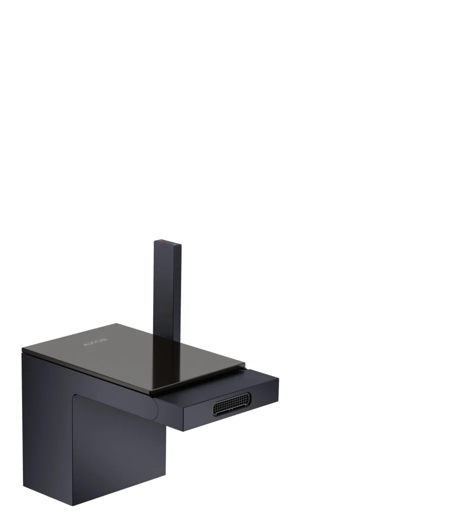 Hansgrohe AXOR MyEdition Platte 117 mm Metall Polished Black Chrome abnehmbar