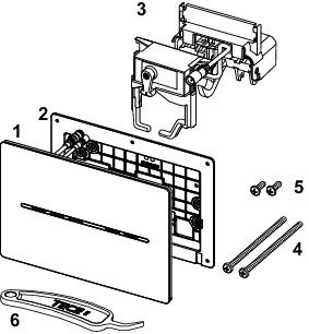 solid WC-Elektronik, 12 V-Netz, Chrom glänzend