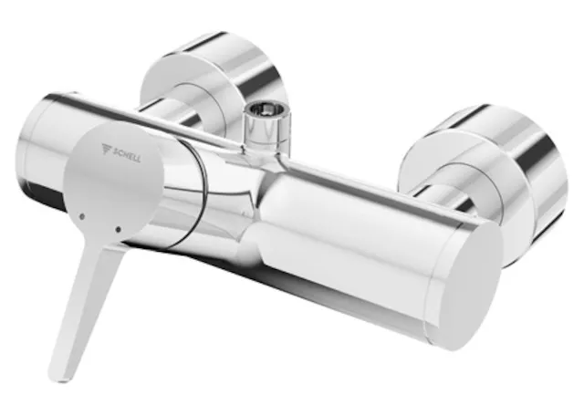 Aufputz-Duscharmatur VITUS VD-EH-M / o, Mischwasser, Einhebel-Aufputz-Duscharmatur, Ventil zur Durchführung einer manuellen thermischen Desinfektion (gemäß DVGW Arbeitsblatt W 551), 2x DN 15 G 1/2 AG, DN 15 G 1/2 AG (oben), chrom Aufputz-Duscharmatur VITUS VD-EH-M / o, Mischwasser, Einhebel-Aufputz-Duscharmatur, Ventil zur Durchführung einer manuellen thermischen Desinfektion (gemäß DVGW Arbeitsblatt W 551), 2x DN 15 G 1/2 AG, DN 15 G 1/2 AG (oben), chrom