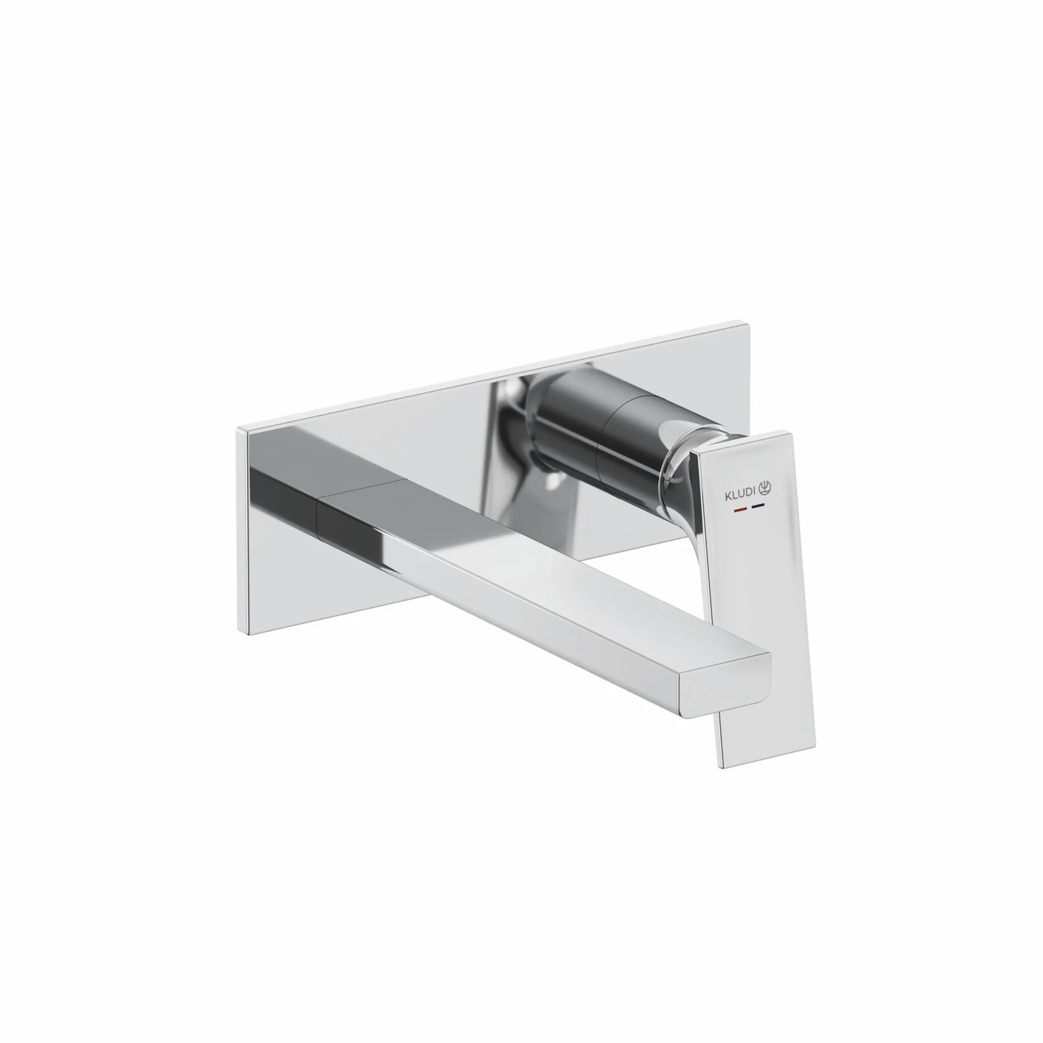 -DECUS 2-Loch-Wand-EHM 210mm Feinbau-Set chrom
