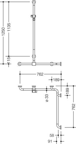 HEWI Haltegriff „Serie 801“ HEWI Haltegriff „Serie 801“