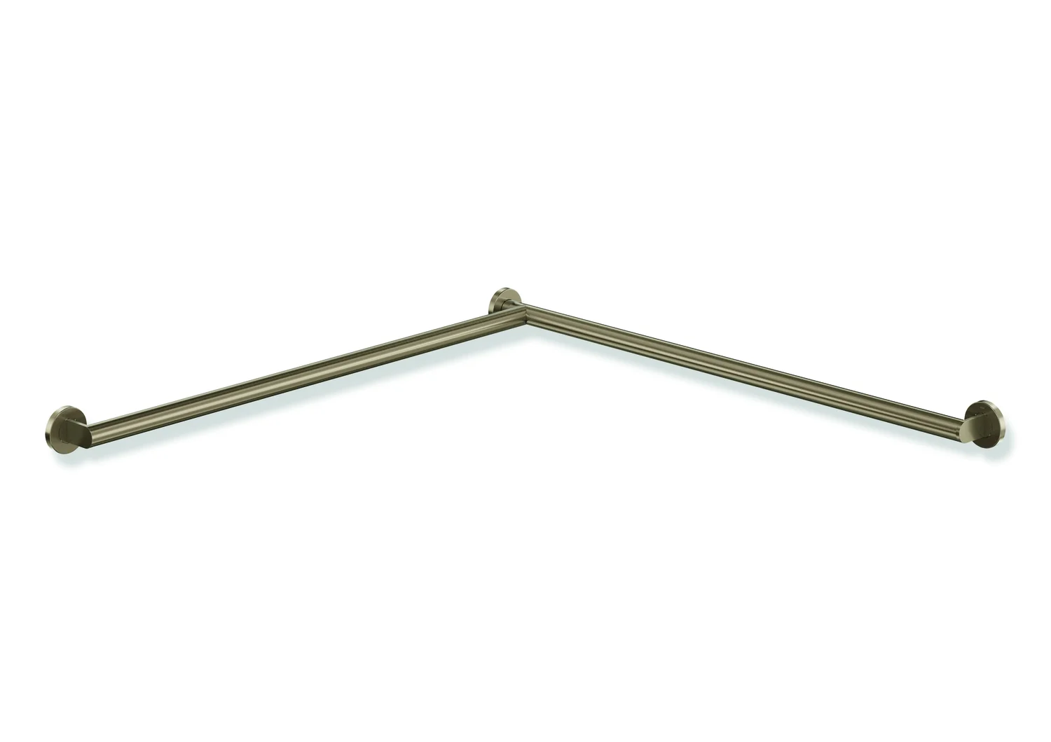 HEWI Dusch- und Wannenhandlauf System 900, Edelstahl PVD bronze gebürstet, waagerecht 947 mm, Stangendurchmesser 32 mm, Ausführung links HEWI Dusch- und Wannenhandlauf System 900, Edelstahl PVD bronze gebürstet, waagerecht 947 mm, Stangendurchmesser 32 mm, Ausführung links