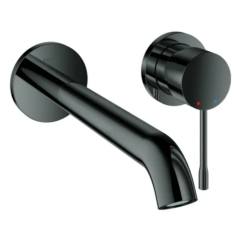 Grohe Essence 2-Loch-Waschtischbatterie Wandmontage hard graphite Grohe Essence 2-Loch-Waschtischbatterie Wandmontage hard graphite