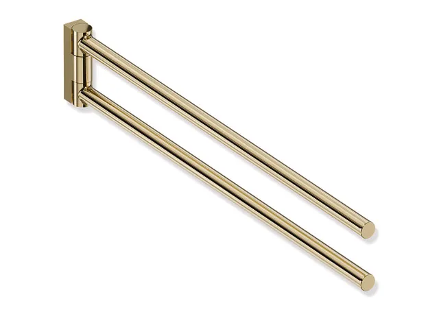 Handtuchhalter des Systems 162, Edelstahl, PVD, Länge 446 mm, in Farbe CK (Messing glänzend) Handtuchhalter des Systems 162, Edelstahl, PVD, Länge 446 mm, in Farbe CK (Messing glänzend)