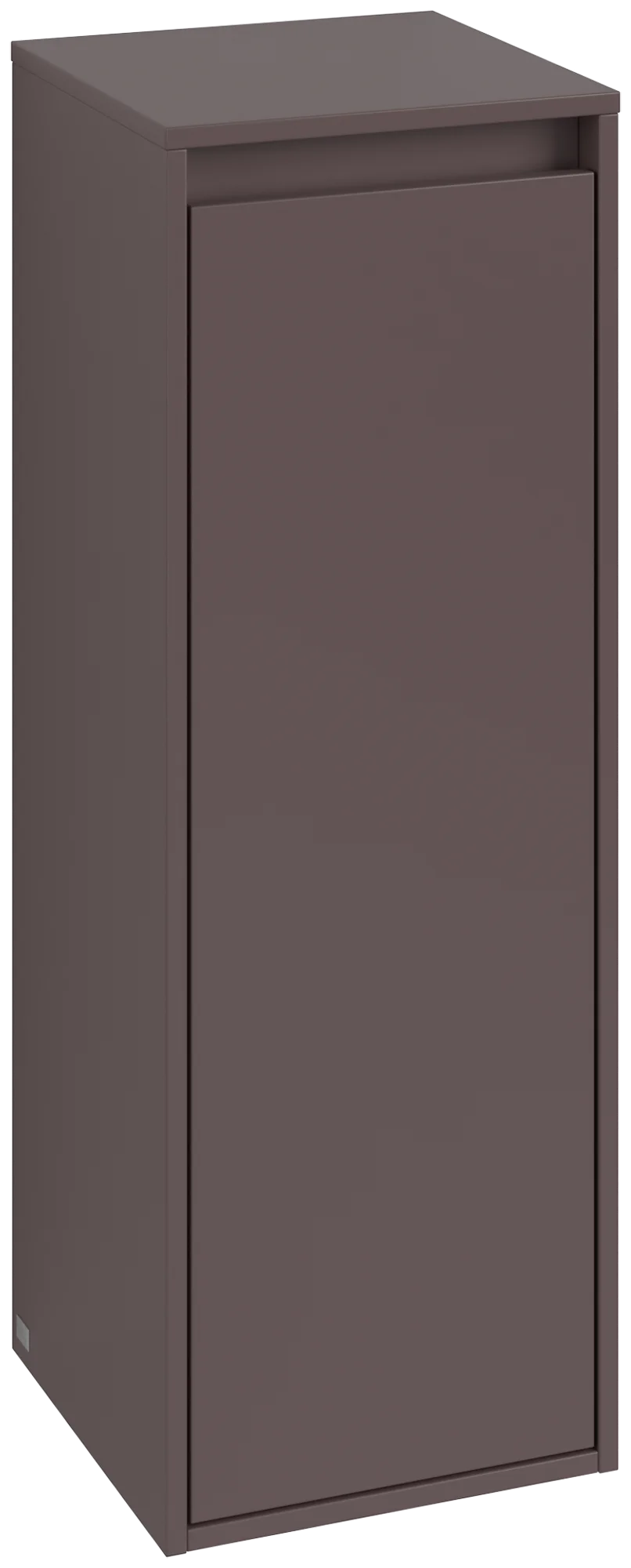 Villeroy & Boch Seitenschrank Skyla C80200, 350x1000x349 mm, Dark Berry, mit Absenkautomatik (SoftClosing), Wandmontage