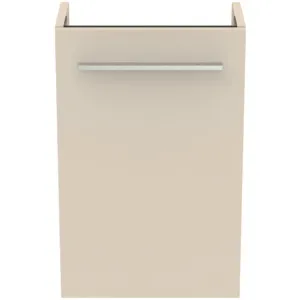 Ideal Standard Handwaschbeckenunterschrank i.life S Sandbeige matt, 354x202x555 mm, 1 Tür mit Softclose-Mechanismus
