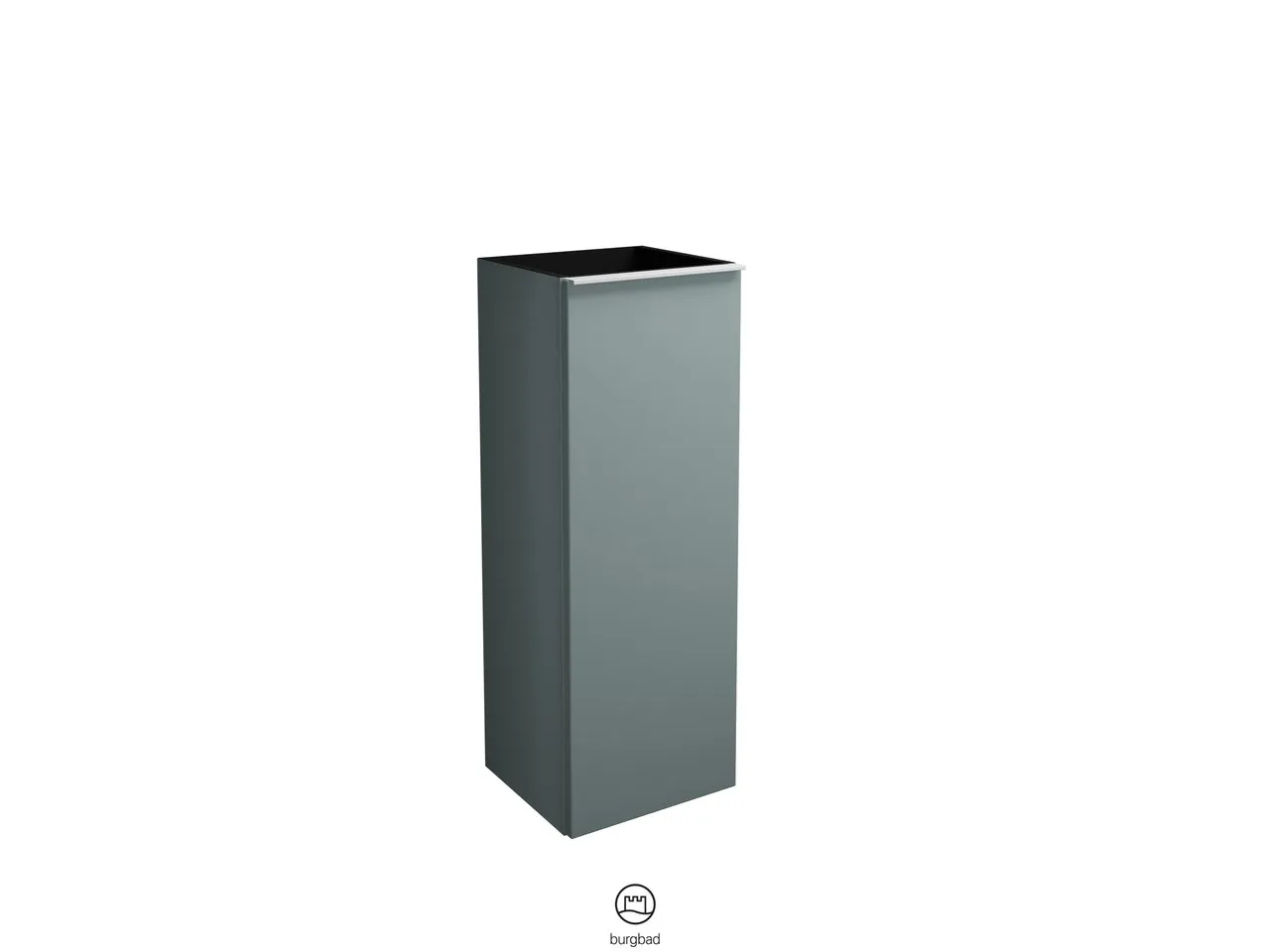 burgbad Hochschrank „Fiumo“ 390 × 960 × 360 mm in Weiß Matt