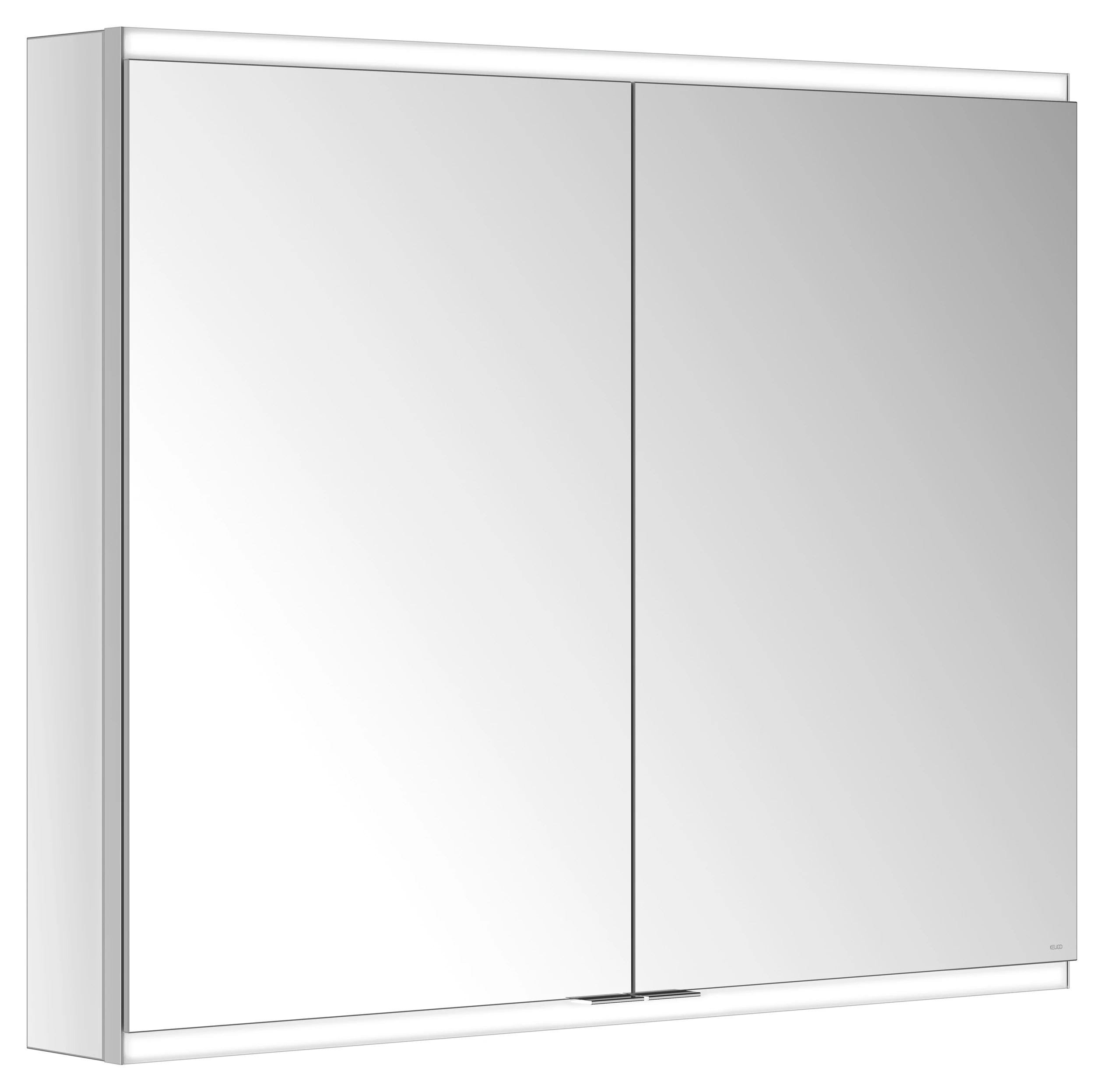 KEUCO Wandvorbau Spiegelschrank 2-türig „Royal Modular 2.0“ in Silber (eloxiert), Aufputz, mit Beleuchtung, mit Steckdose 900 × 700 × 120 mm KEUCO Wandvorbau Spiegelschrank 2-türig „Royal Modular 2.0“ in Silber (eloxiert), Aufputz, mit Beleuchtung, mit Steckdose 900 × 700 × 120 mm