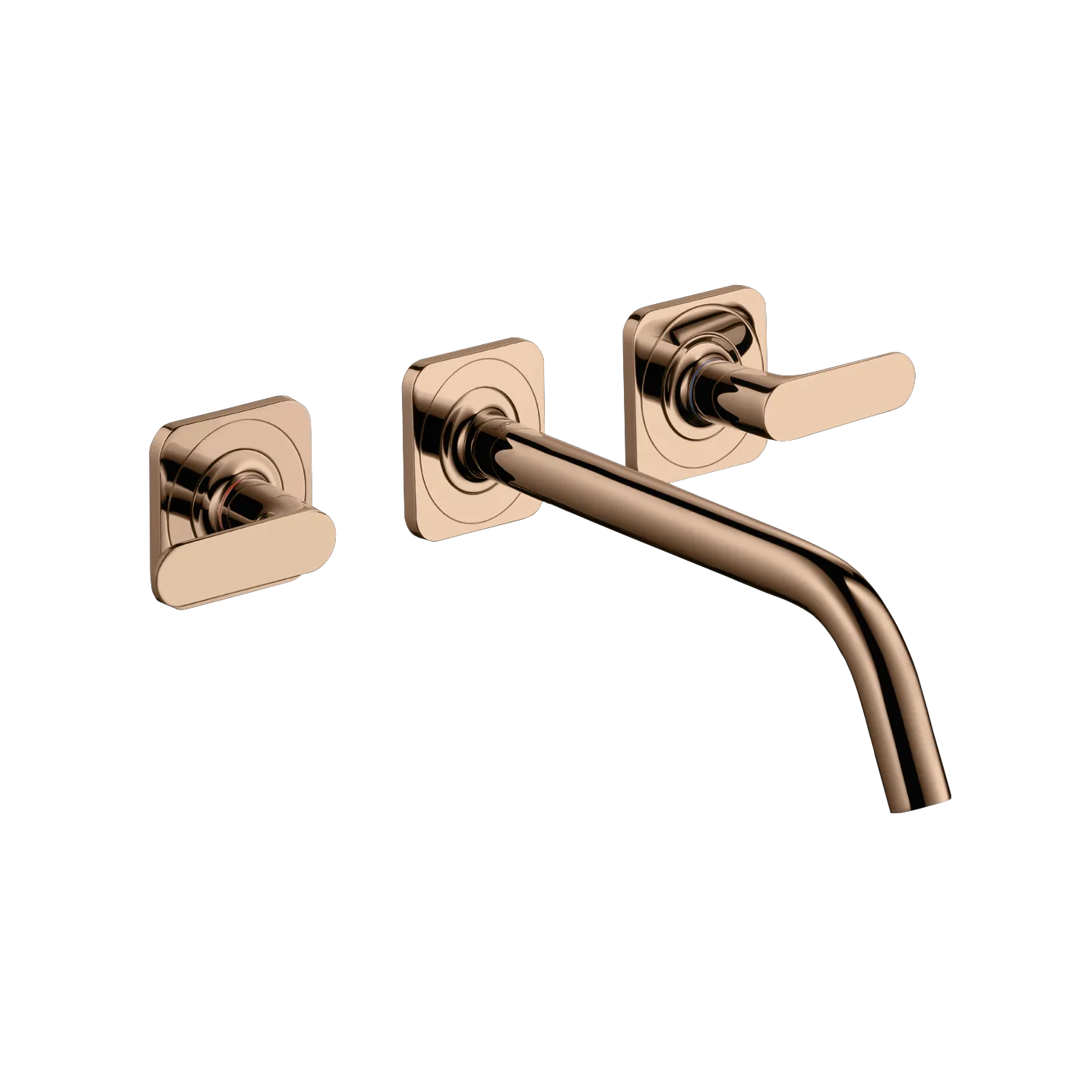 Hansgrohe AXOR Citterio M 3-Loch Waschtischarmatur Unterputz Polished Red Gold