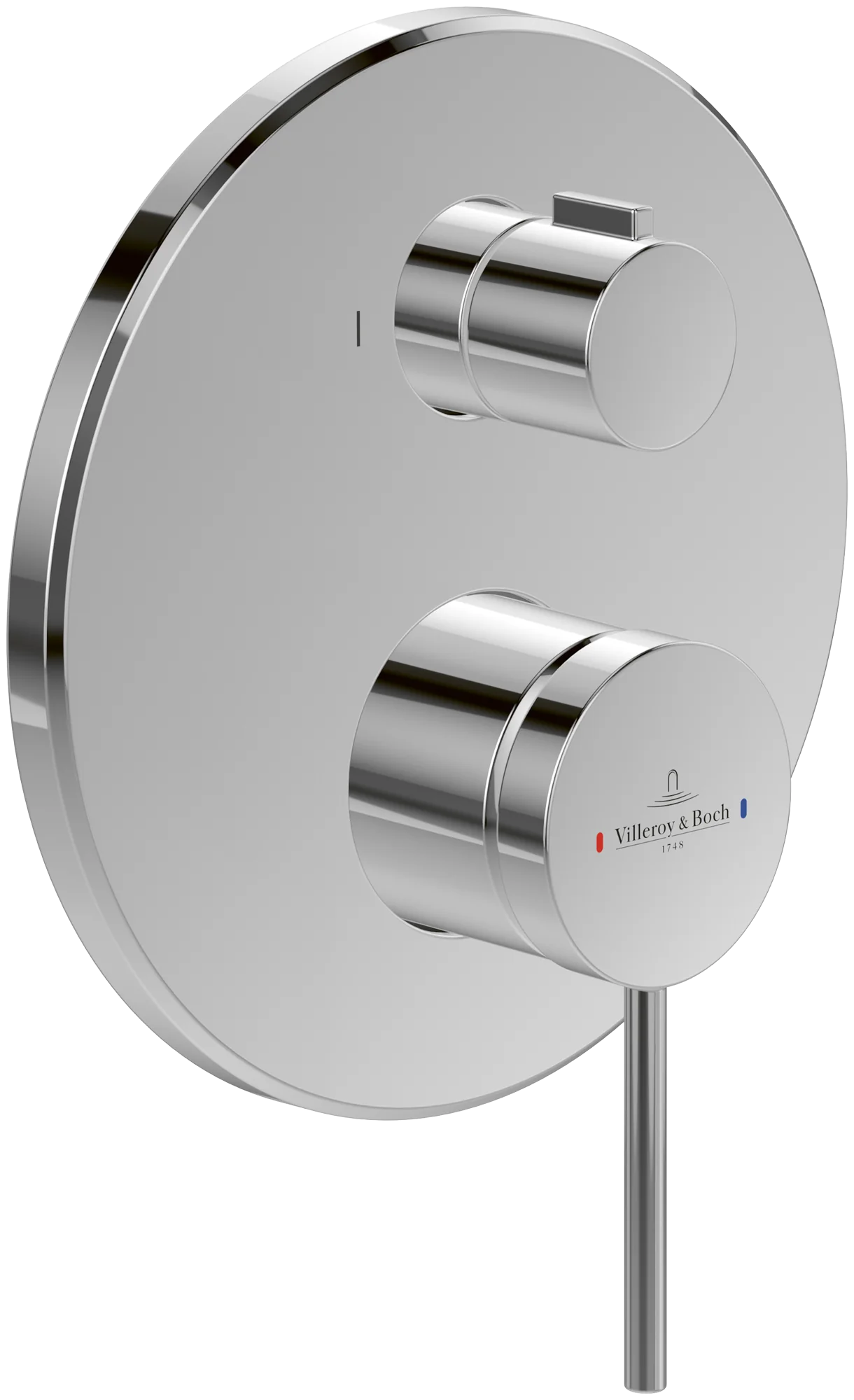 Villeroy & Boch Unterputz-Einhebel-Armatur Loop & Friends, Chrom, 172 x 180 mm, Höhe 215 mm