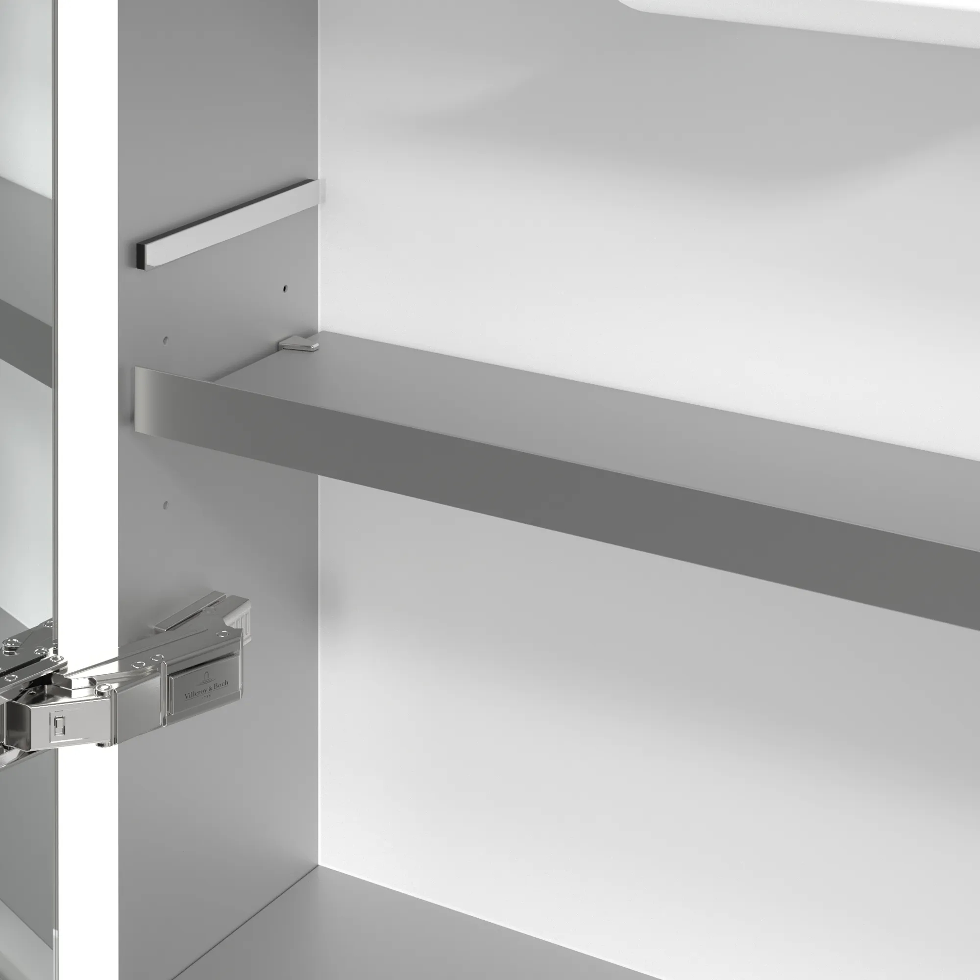 Villeroy & Boch Einbau-Spiegelschrank „My View Now“ 600 × 750 × 168 mm in White Matt, Anschlag links, links Villeroy & Boch Einbau-Spiegelschrank „My View Now“ 600 × 750 × 168 mm in White Matt, Anschlag links, links