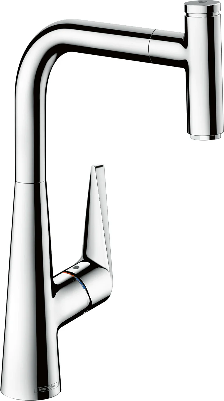 Hansgrohe Talis Select M51 Einhebel-Küchenmischer 300 mit Ausziehauslauf, 1 Jet, Chrom, Schwenkbereich 110° oder 150°, max. Durchfluss 8 l/min, Keramikmischsystem Hansgrohe Talis Select M51 Einhebel-Küchenmischer 300 mit Ausziehauslauf, 1 Jet, Chrom, Schwenkbereich 110° oder 150°, max. Durchfluss 8 l/min, Keramikmischsystem