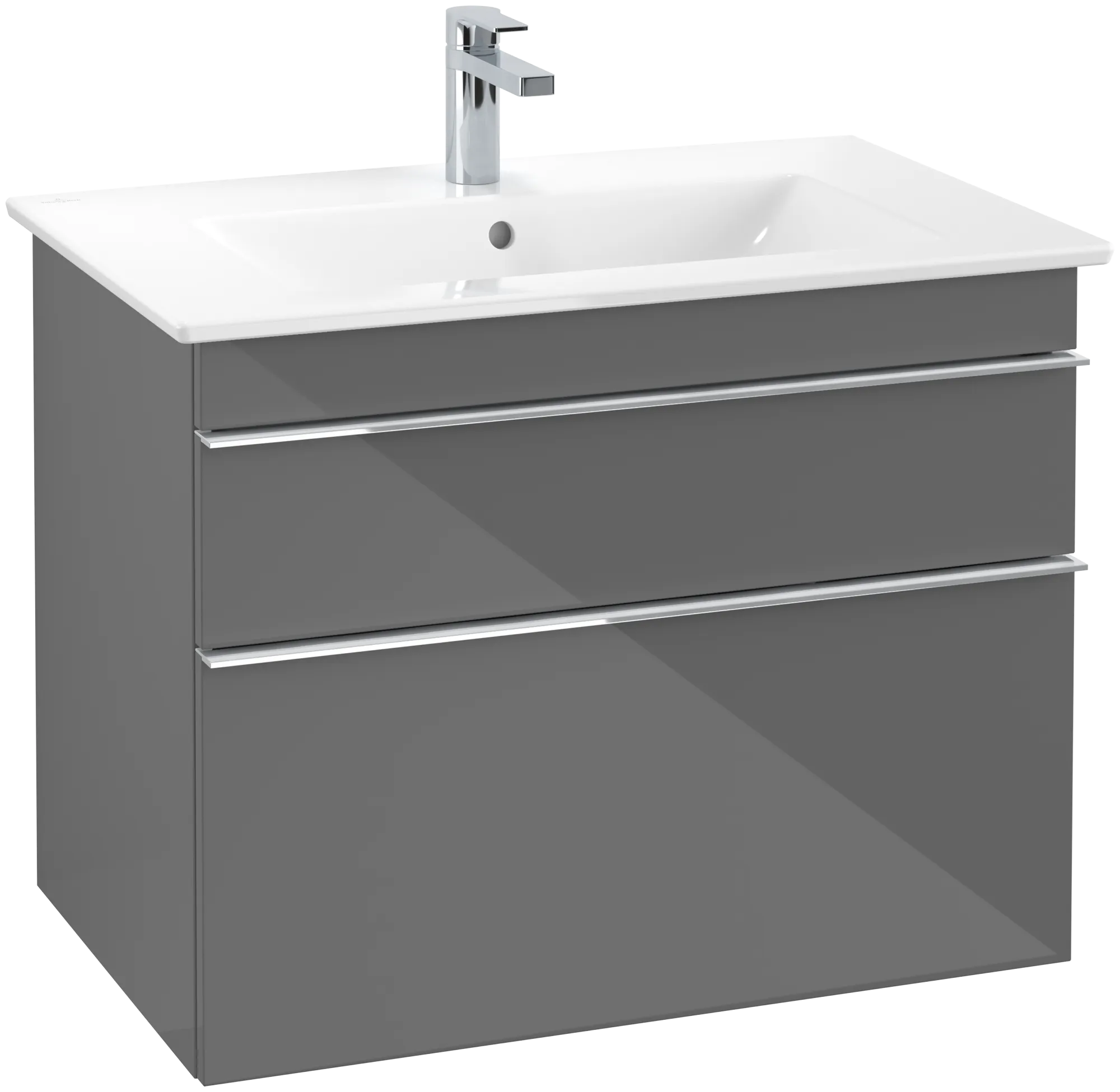 Villeroy & Boch Venticello Waschbeckenunterschrank A92501 Glossy Grey Villeroy & Boch Venticello Waschbeckenunterschrank A92501 Glossy Grey