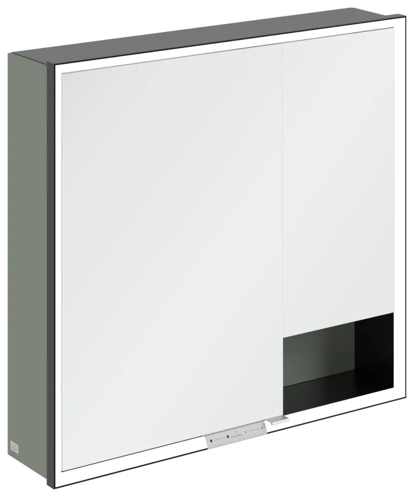Villeroy & Boch Aufputz-Spiegelschrank „My View+“ 800 × 750 × 168 mm in Soft Green Villeroy & Boch Aufputz-Spiegelschrank „My View+“ 800 × 750 × 168 mm in Soft Green