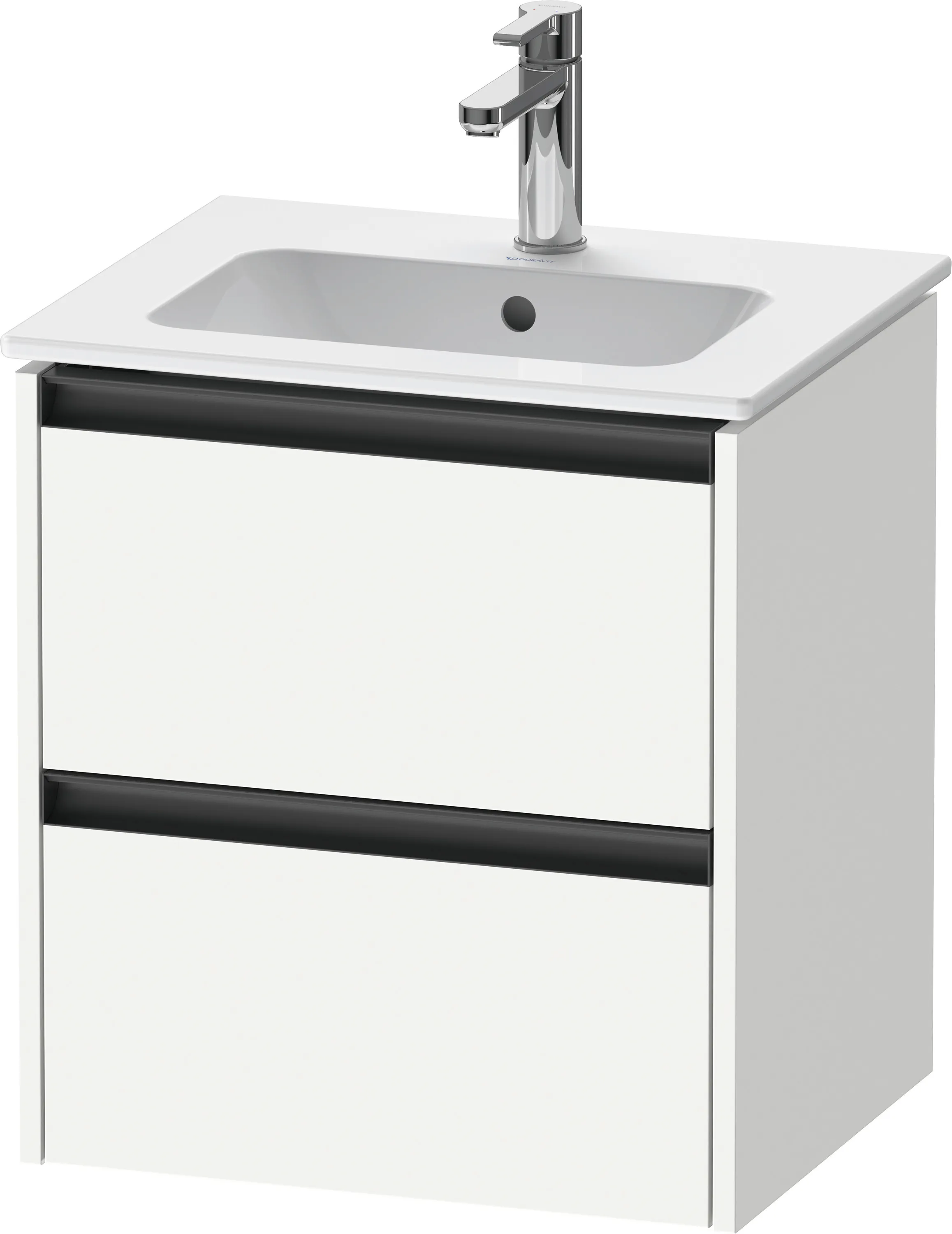 Duravit Waschtischunterschrank wandhängend „Ketho.2“ 51 × 54,9 × 42 cm Weiß Matt