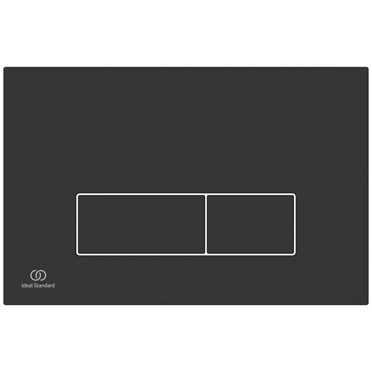 Betätigungsplatte M2 Oleas, mechanische Auslösung, Schwarz Betätigungsplatte M2 Oleas, mechanische Auslösung, Schwarz