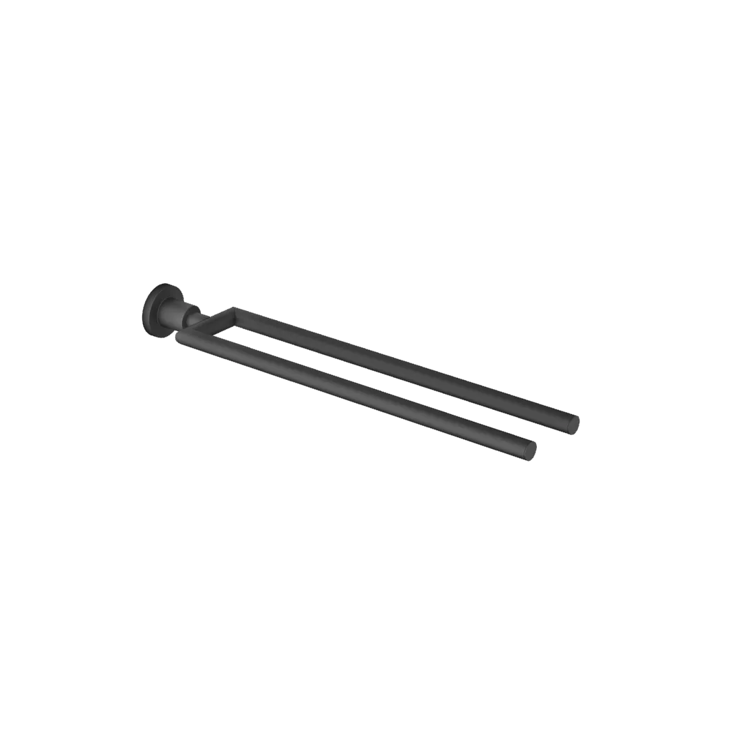 Dornbracht Tara Handtuchhalter 2-teilig Starr Schwarz Matt Dornbracht Tara Handtuchhalter 2-teilig Starr Schwarz Matt