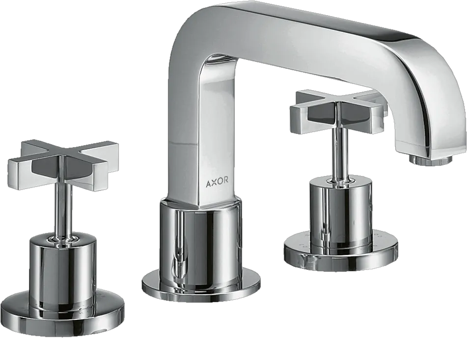 Hansgrohe AXOR Citterio 3-Loch Wannenrandarmatur mit Kreuzgriffen, Chrom Hansgrohe AXOR Citterio 3-Loch Wannenrandarmatur mit Kreuzgriffen, Chrom