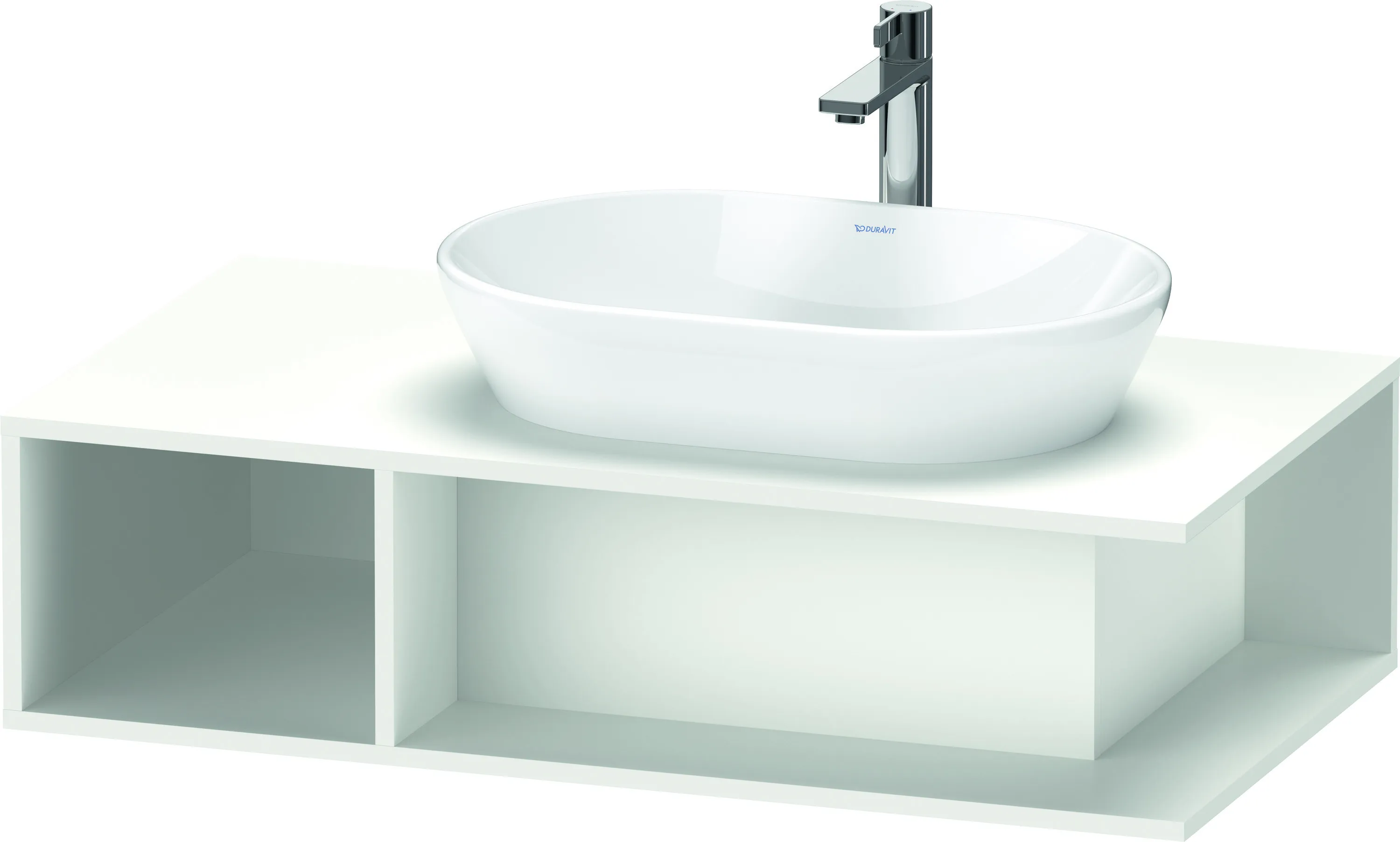 Duravit Waschtischunterschrank wandhängend „D-Neo“ 100 × 26 × 55 cm Weiß Matt