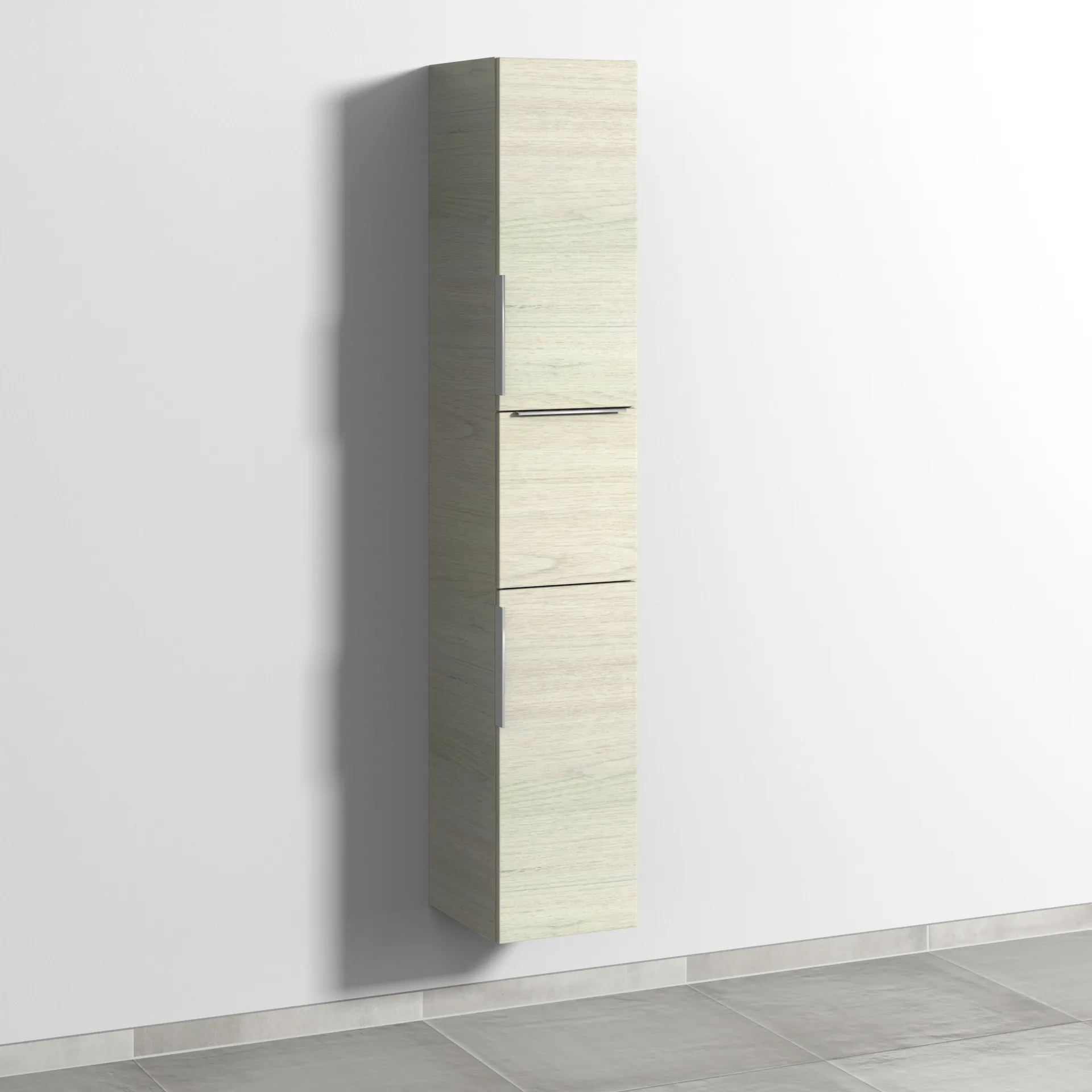 Sanipa Hochschrank „3way“ 300 × 1700 × 345 mm Anschlag rechts, in White Oak, Anschlag rechts