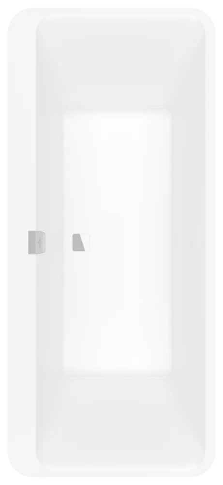 Villeroy & Boch freistehende Badewanne Squaro Edge 12, 1800x800 mm, Stone White, Höhe 620 mm, 2 Personen, Mittelablauf Villeroy & Boch freistehende Badewanne Squaro Edge 12, 1800x800 mm, Stone White, Höhe 620 mm, 2 Personen, Mittelablauf