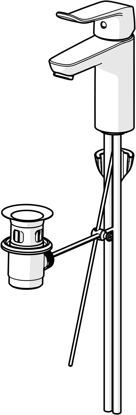 HansaCLINICA Waschtischarmatur Hansaclinica 2018 EHM WT-Batt. HansaCLINICA 4501 CU-Rohr Zugst.Ablgarn. Bed.he. lang HansaCLINICA Waschtischarmatur Hansaclinica 2018 EHM WT-Batt. HansaCLINICA 4501 CU-Rohr Zugst.Ablgarn. Bed.he. lang