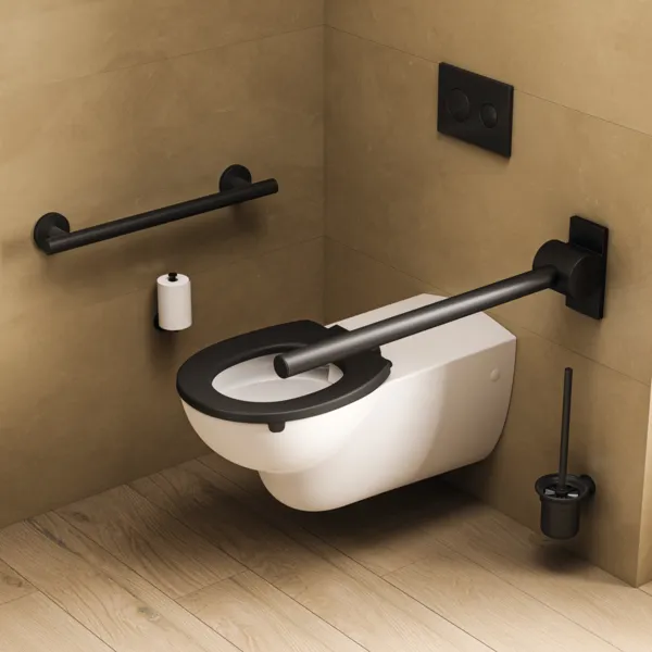 Ideal Standard Toilettenbürstengarnitur „IOM“ 11,5 × 38,4 cm, Befestigung verdeckt Ideal Standard Toilettenbürstengarnitur „IOM“ 11,5 × 38,4 cm, Befestigung verdeckt